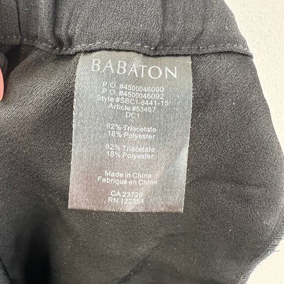 ARITZIA Babaton Dexter Womens Black Elastic Waist Joggers w/ Pockets Size S - Picture 7 of 8